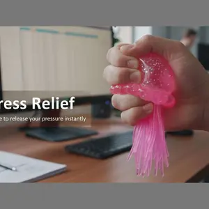 Soft Jellyfish Squishy Toy Anxiety Relief Squeeze Toy
