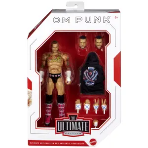 CM Punk - WWE Ultimate Edition 27 Mattel WWE Toy Wrestling Action Figure