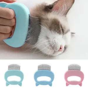 Pet Grooming Essentials Set, Cat Ear Cleaning Comb & Steel Needle Brush Kit, Easy Pet Care Tools, Essential for Cats' Hygiene