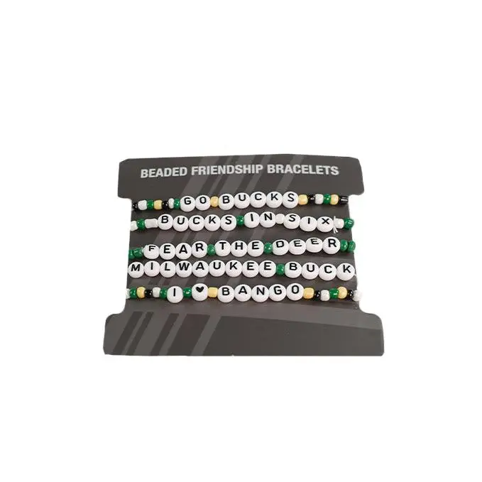 Milwaukee Bucks 5-Pack Friendship Bracelet