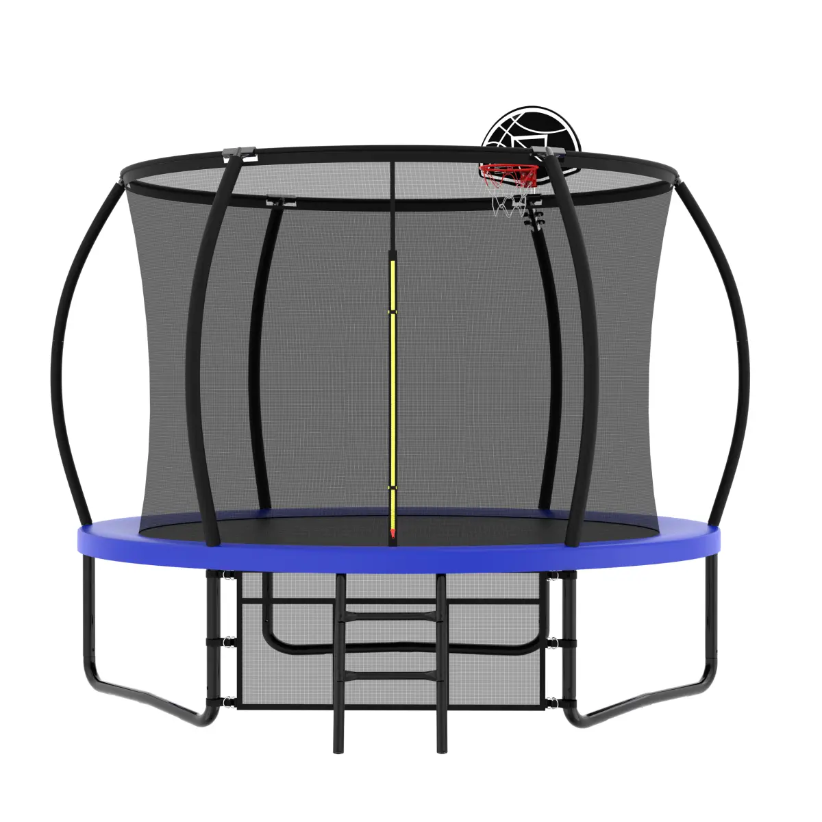 10FT Trampoline for Kids, Outdoor Kids Trampoline with Safety Enclosure,Fast Assembly for Backyard Fun,ASTM Approved