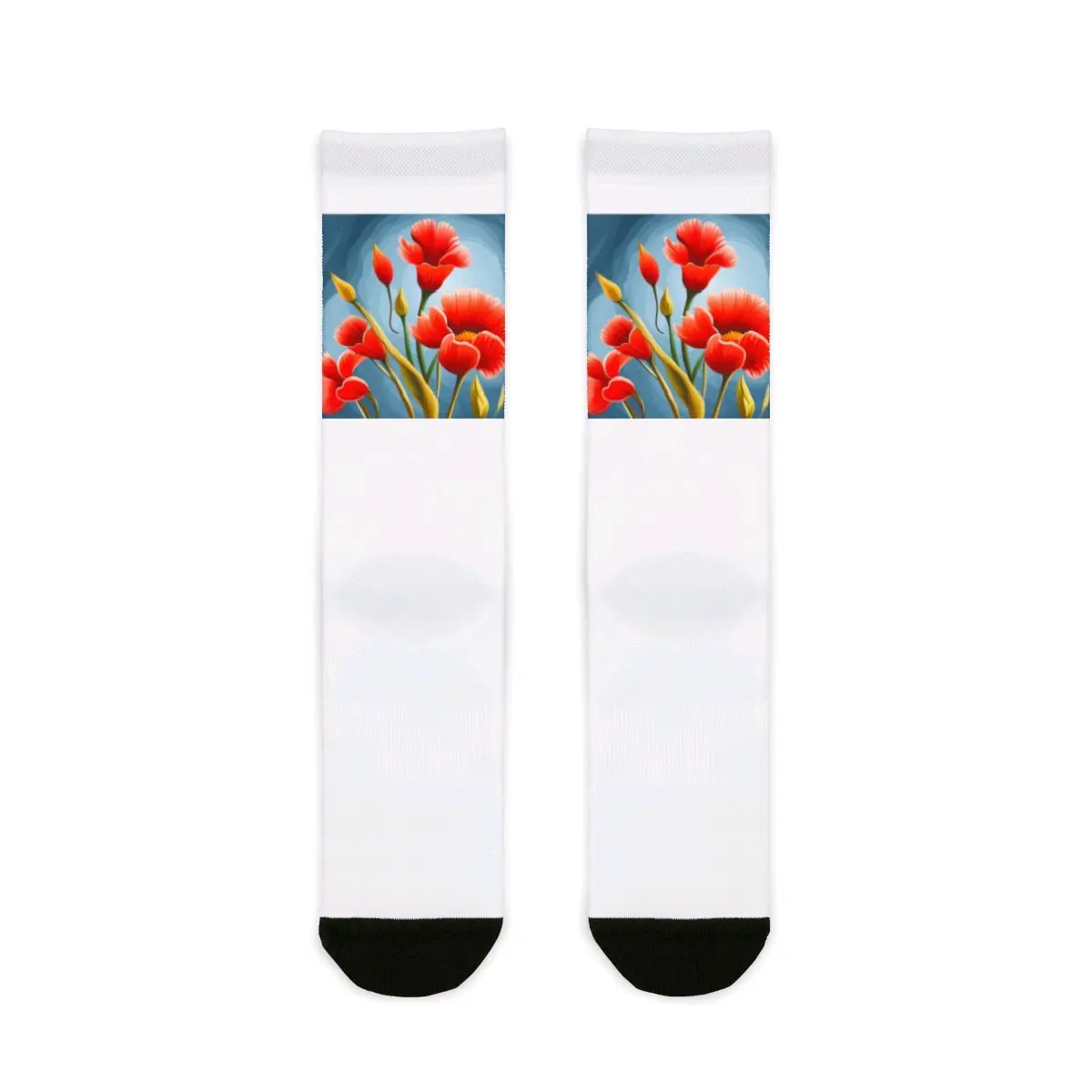 Flower Sublimation Crew Socks