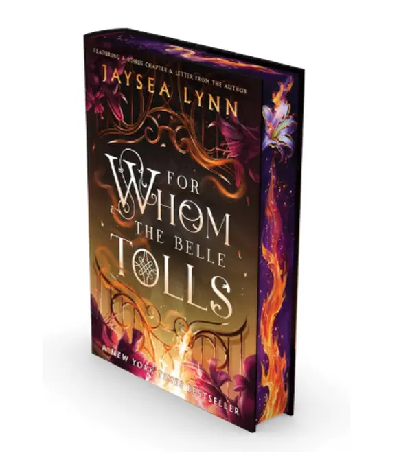 "For Whom the Belle Tolls" Book - Unique Deluxe Limited Edition Hardcover, Hell's Belles Series, Lily-Focused Fantasy Fae Adventure with Afterlife Deities