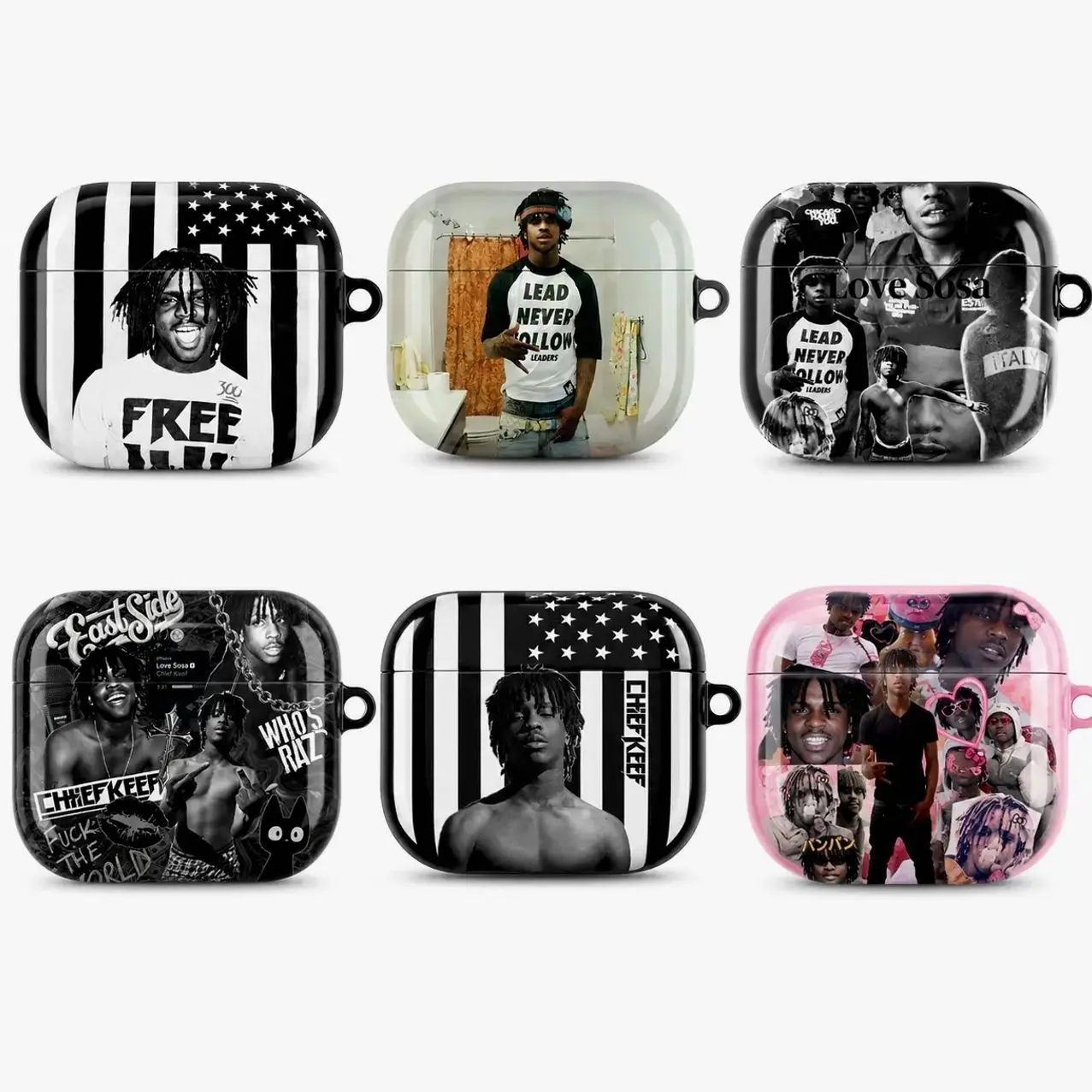 #Chief #Keef AirPods Case - Rapper Aesthetic Cover for AirPods 1-4 and AirPods Pro Case, Shockproof Protective Sleeve for AirPods