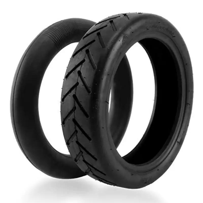8.5x2 in Pneumatic Scooter Tire and Inner Tube Set, Thick Wear-Resistant Rubber, Non-Slip Tread, Explosion-Proof Replacement for Xiaomi M365/Pro/4 Pro, Universal Fit
