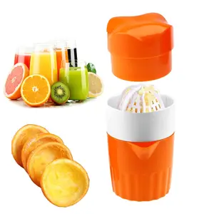 Manual Juicer Rotary Press for Lemon, Lime and Grapefruit with Filter and Container