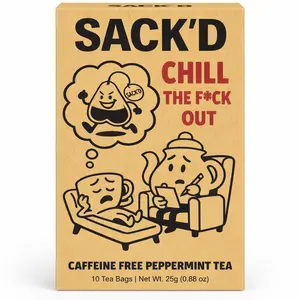 SACK’D Chill the F*ck Out – Caffeine-Free Peppermint Tea
