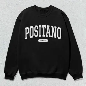 Positano Sweatshirt Italia Collegiate Crewneck Sweater Unisex