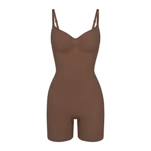 SEAMLESS SCULPT MID THIGH BODYSUIT | JASPER