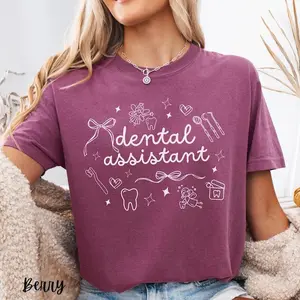 Dental Assistant Shirt , Dental Assistant Appreciation Gift, Dental Office Shirts, RDA Recognition, Coquette Dental Tee