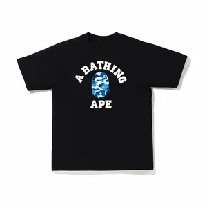 A BATHING APE ABC Camo College Tee Black/Blue