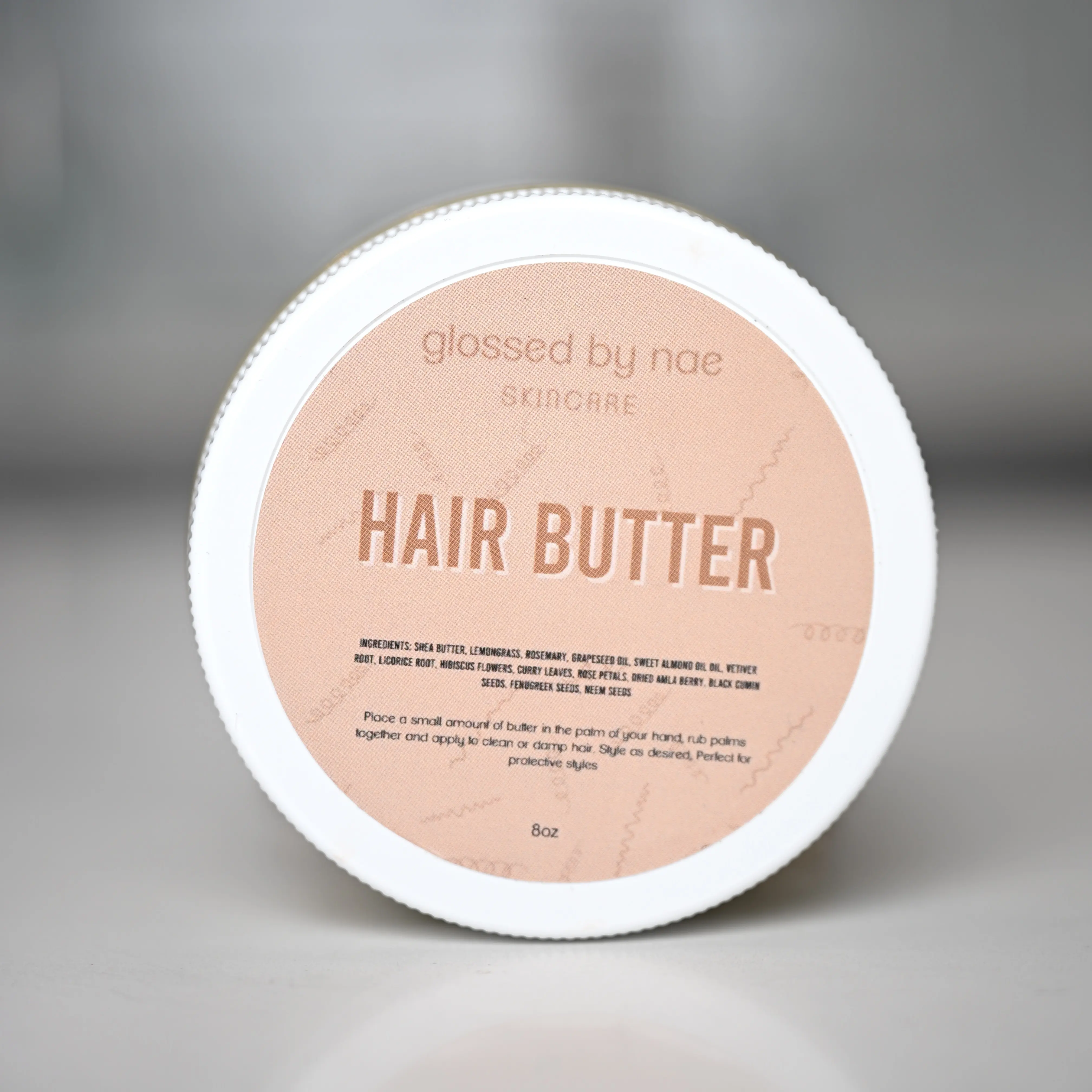 Hair Butter - with Shea & Rosemary - for 3A-4C Hair Types