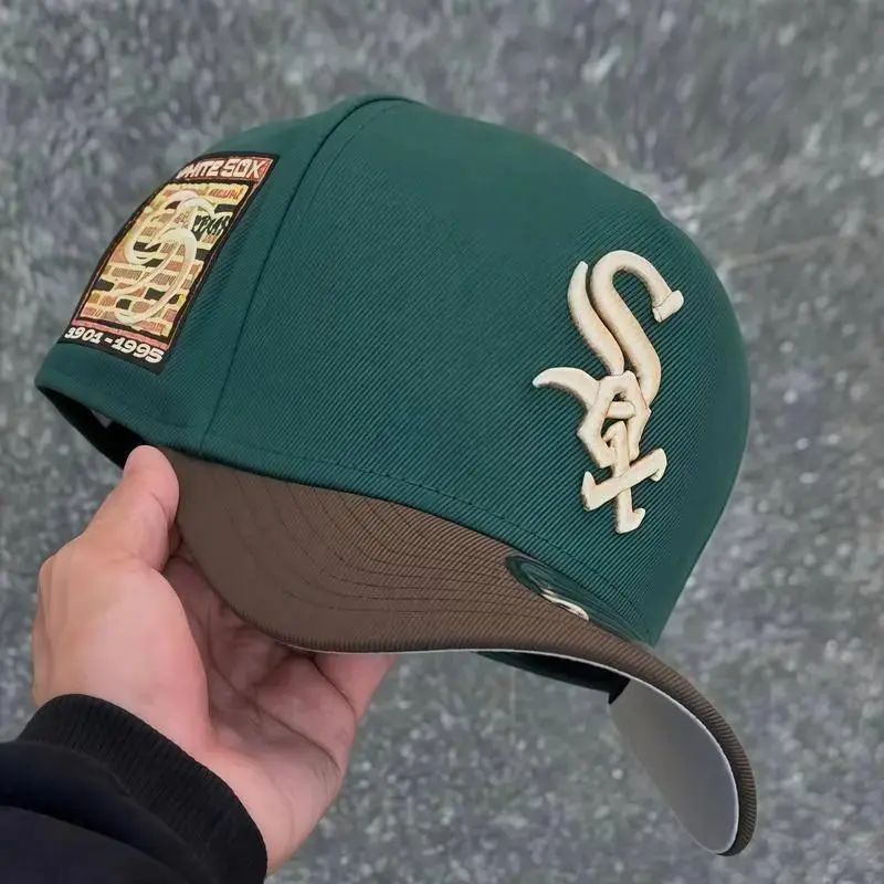 New Era Chicago White Sox 95 Years Dark Green Two Tone 9Forty A Frame Snapback Hat