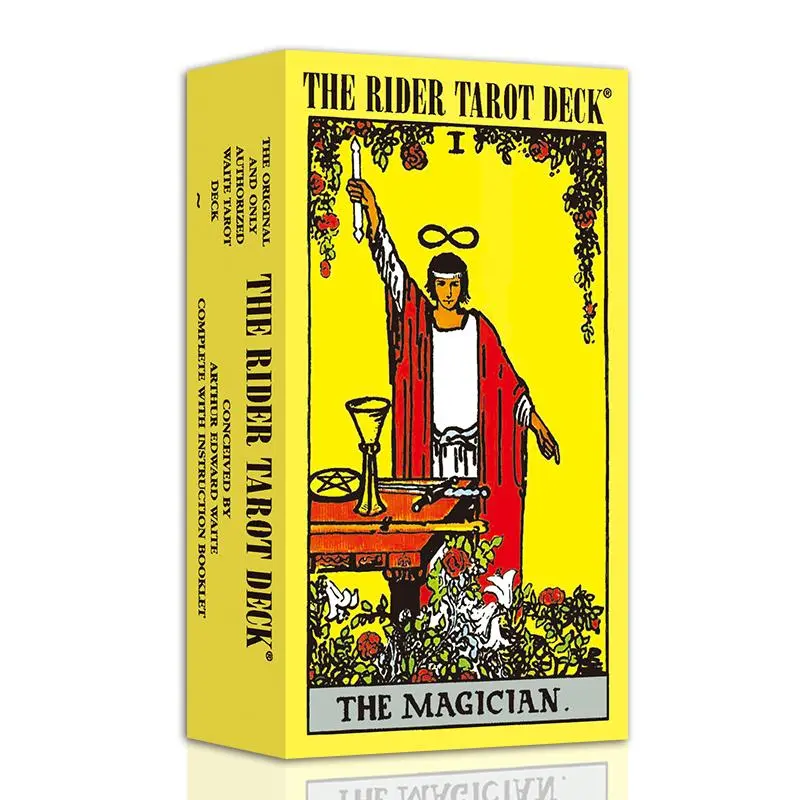 Waite Original Tarot Card Set with 78 Durable Tarot Cards and Guide Book, Classic Tarot Game for Adults and Teens 14 Years Above, Perfect for Beginners, Tarot Card Decks, Card Games