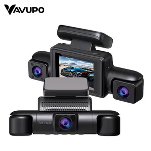 4 Channel Dash Cam 1080P Full HD Car Dvr Camera, IPS Screen, Night Vision, Loop Recording, Monitor Four Angles, Essential Driving Protection, Car Dashcam