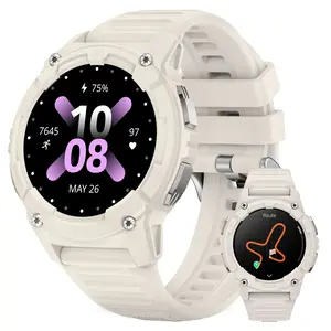 KOSPET S2 Smart Watch, GPS & Calls, Health & Menstrual Track, 52-Day Battery Life, 50M Waterproof,AMOLED Display, Music Player, For Android & iOS,Wearable Wristwatch, Blood Pressure, Heart Rate Monitor,Health Tracker,New Year Pick