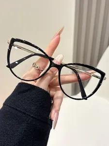 Elegant Cat Eye Flat Mirror for Women, Perfect for Office Commuting, Casual Activities, Street Photography, Stylish and Sophisticated Design