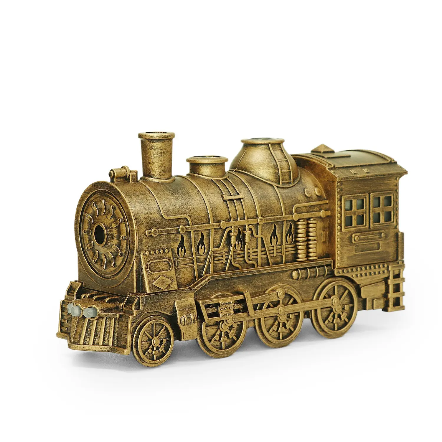 Best-selling mini train humidifier/aromatherapy diffuser with colorful lights and a mist ring, large mist output, ultrasonic fragrance diffusion machine — factory direct