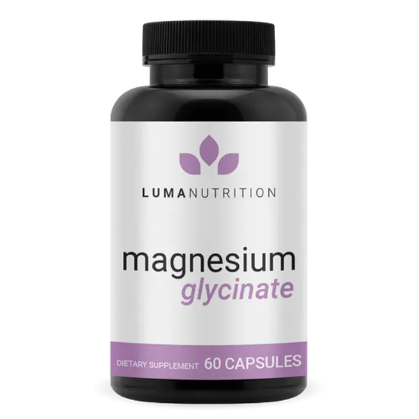 Luma Nutrition Magnesium Glycinate Supplements 1000mg Per Serving Extra Strength
