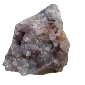 Arizona Lavender Druzy Crystal Cluster with amethyst