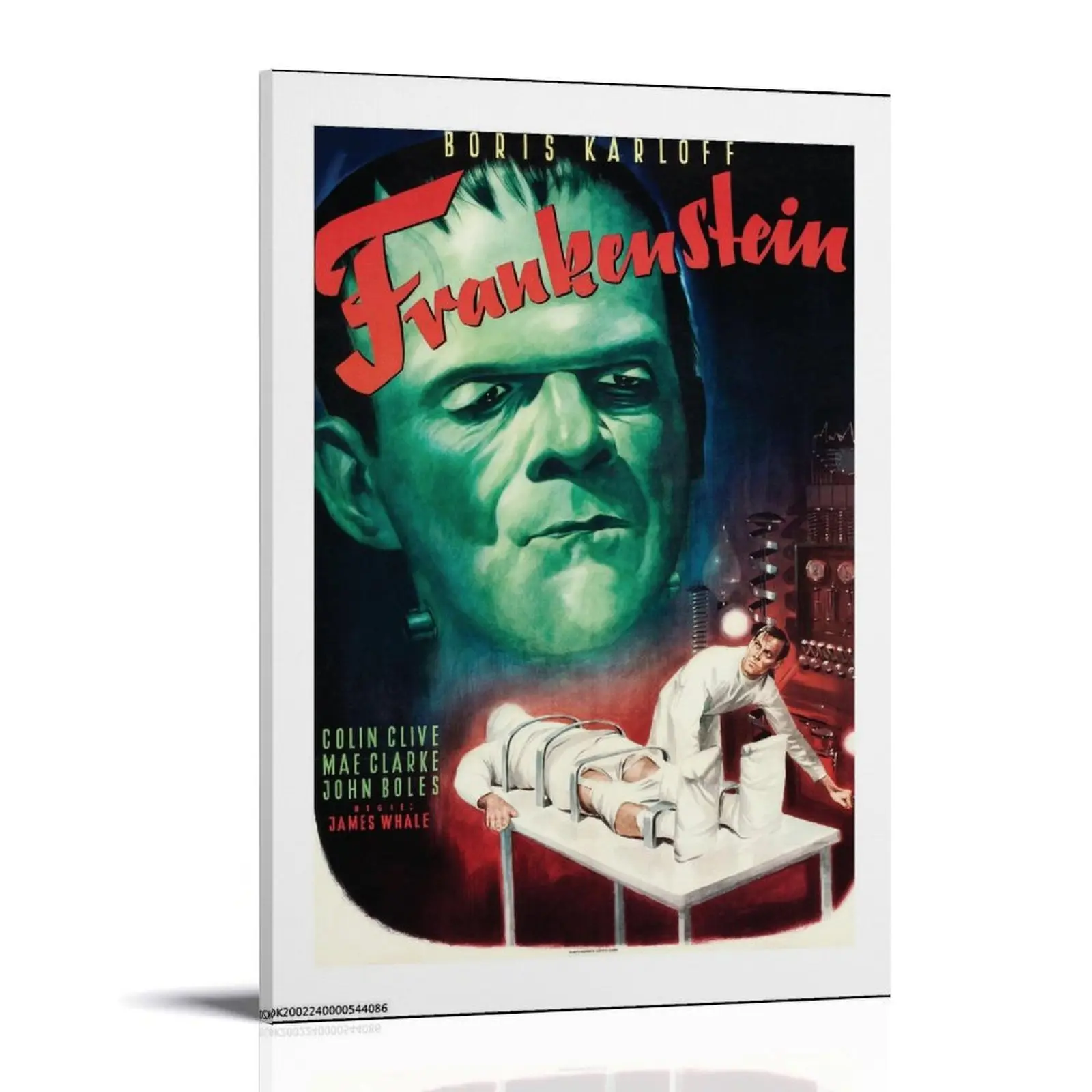 It's-alive Dr Frankenstein Poster Posters Music Album Cover Posters Canvas Wall Art High-Resolution Vintage Band & Artist Prints for Room
