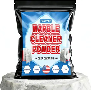 Granite Countertop Cleaner Powder, Marble Cleaner Powder, Marble Polishing Powders, Watermarks Remover, Stain Remover For Granite, Stone, Quartz (4 Ounces)