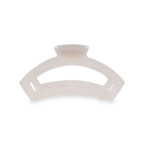 Open Coconut White Medium Claw Hair Clip
