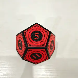12-Sided Dice Number Dice Polyhedral Dice with 12 Numbers Game Dice for Board Games RPG Party Supplies