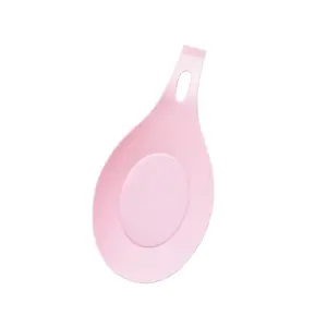Random Color Silicone Spoon Rest, 1 Count Heat Resistant Spoon Holder, Kitchen Utensil Rest, Multipurpose Tableware Rest for Home Kitchen, Kitchenware