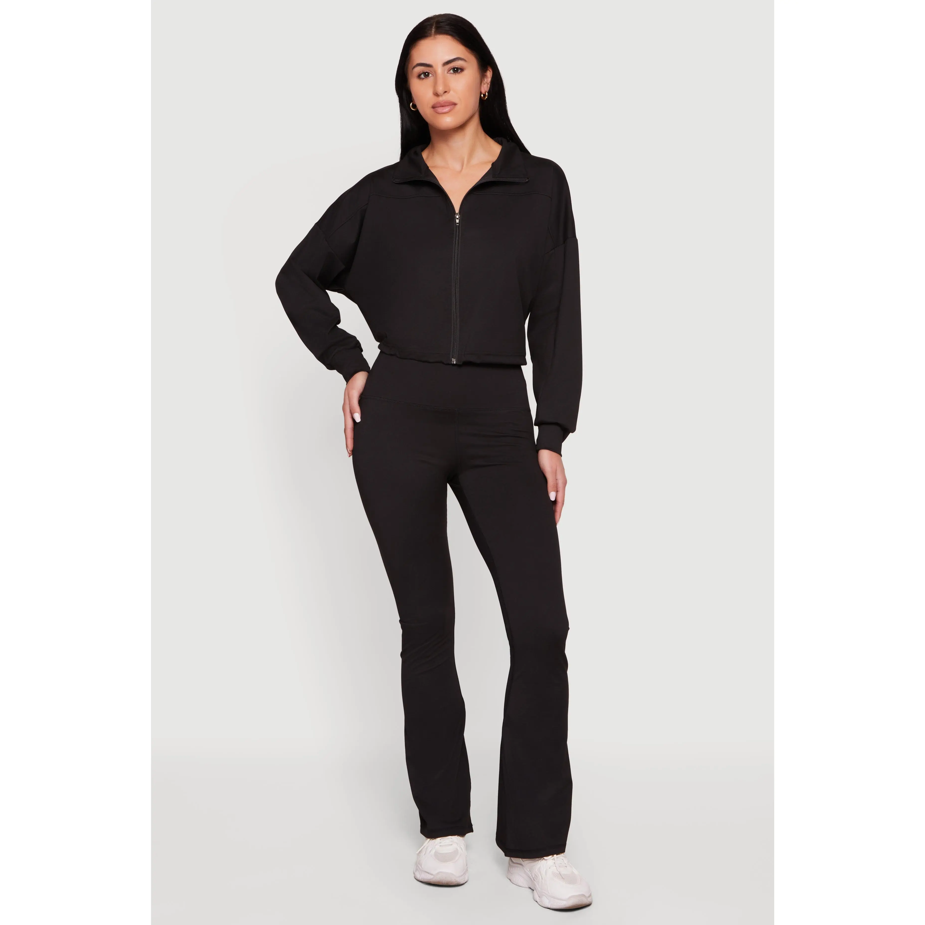 Drop Waist Boot Cut Active Pants