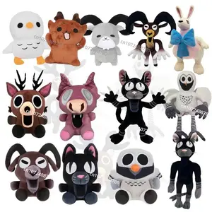 2026 New 99 Nights In The Forest Plush Game Merchandise Brown Stand And Sit Elk Deer White Owl Stuffed Doll Pillow For Kid Gifts