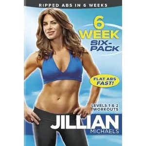 USED Book - Jillian Michaels: 6 Week Six-Pack (DVD) - english