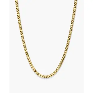 JAXXON Franco Chain 3mm - Box Clasp - Gold