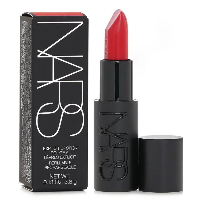 NARS Explicit Lipstick - #863 Unauthorized, Makeup Cosmetic with Hyaluronic Acid for Lip Care & Contour, Hydrate, Oil