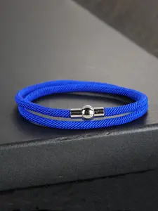 Magnetic Clasp Braided Rope Bracelet, Minimalist Neutral Style, Durable Braided Rope, Unisex Daily Casual Wear, Perfect for Men and Women