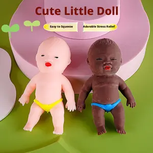 Natasha Sand-Filled Squeeze Squishy Toy, Slow Rebound Palm-Size Doll, Stress and Anxiety Relief Tool for Pressure Management