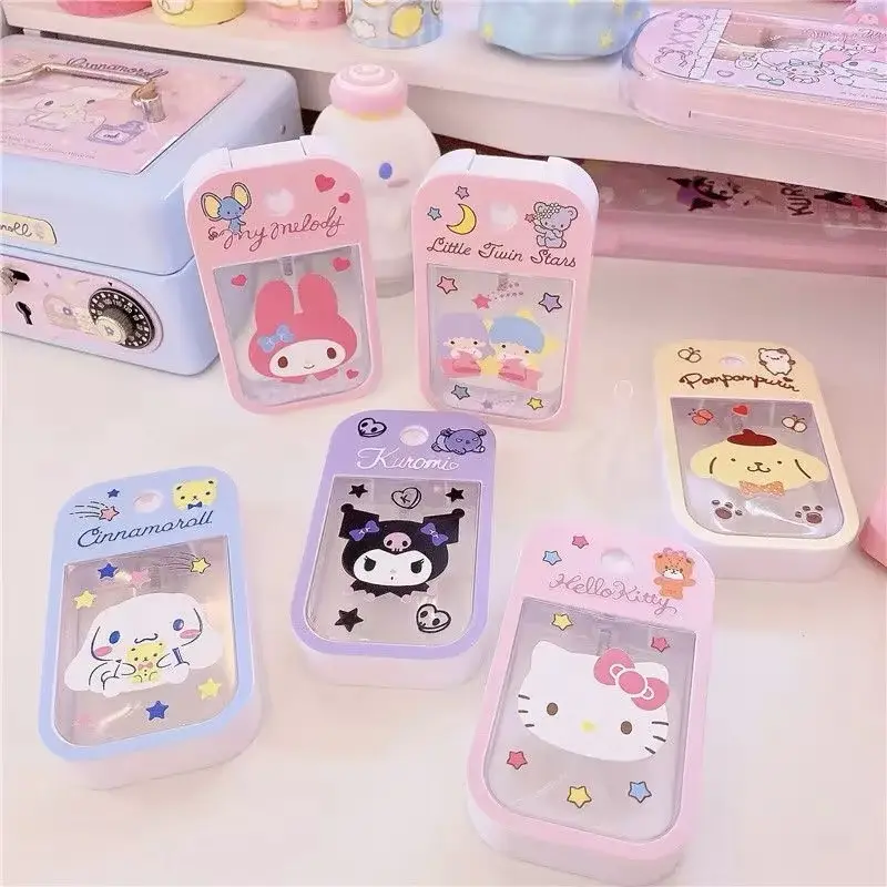 Cartoon separate bottle card spray perfume alcohol disinfectant portable