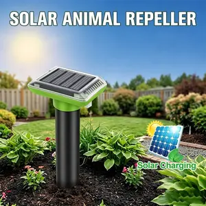 2026 Upgraded Solar Animal Repeller – Ultrasonic & Sonic Deterrent for Snakes, Gophers, Moles & Rodents – Waterproof Pest Control for Yard, Lawn & Garden – Pet-Friendly