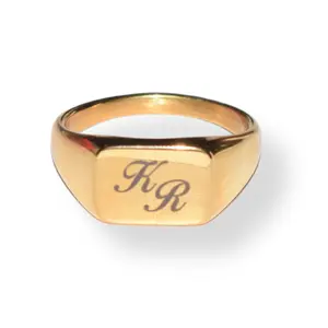 Engravable Square Ring
