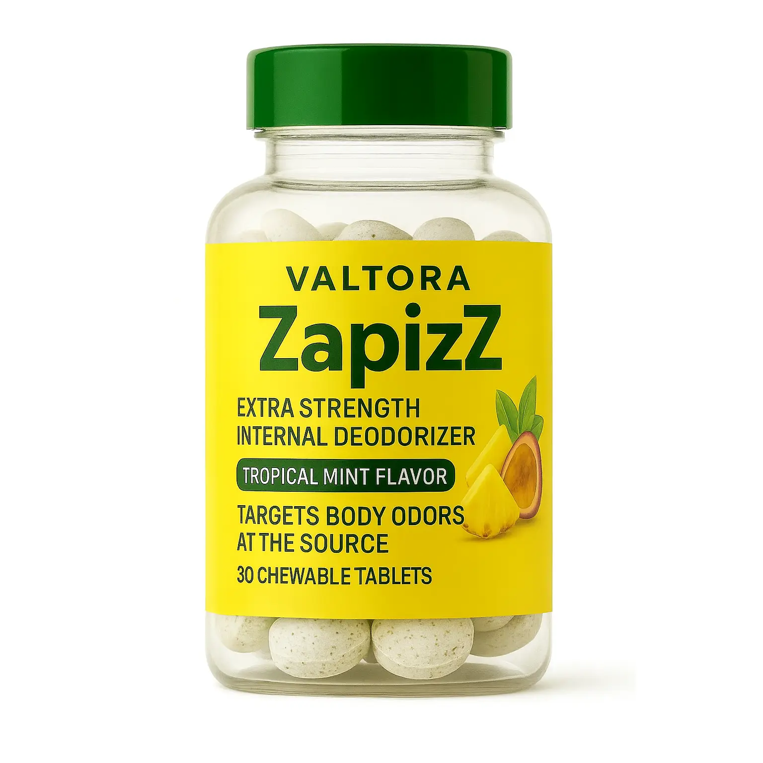 ZapizZ- Chlorophyll, Bentonite Clay Internal Deodorizer Tablet ZapizZ- Chlorophyll, Bentonite Clay Internal Deodorizer Tablet
