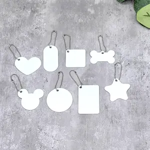 Sublimation Metal Double Sided Keychain-5pk
