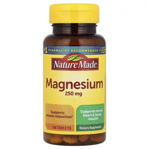 Nature Made Magnesium, 250 mg, 100 Tablets