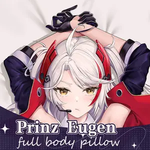 Anime Dakimakura Japanese Otaku Waifu Life Size Doublesided Print Hugging Body Pillov Cover Azur Lane Prinz Eugen