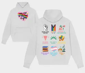 Big Fan Of Human Rights Shirt, Equality Sweatshirt, Human Rights Top, Social Justice Gift For Activist, Anti Trump T-shirt, Rainbow LGBT Tee
