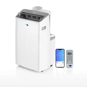 Whynter ARC-1030WN Nex 12,000 BTU Inverter Dual Hose Portable Air Conditioner with WiFi, Dehumidifier & Fan – Cools Up to 500 sq. ft. (White)