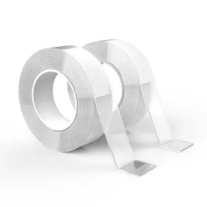 Double Sided Tape Heavy Duty(9.85FT), Nano Double Sided Adhesive Tape, Clear Mounting Tape Picture Hanging Adhesive Strips. Strong Adhesion Super Glue、memorial day sale、memorial day deals