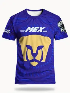 MEX Pumas Soccer Jersey Mexico Football Team Fan Oversized Game Day Jersey Tee T-shirt