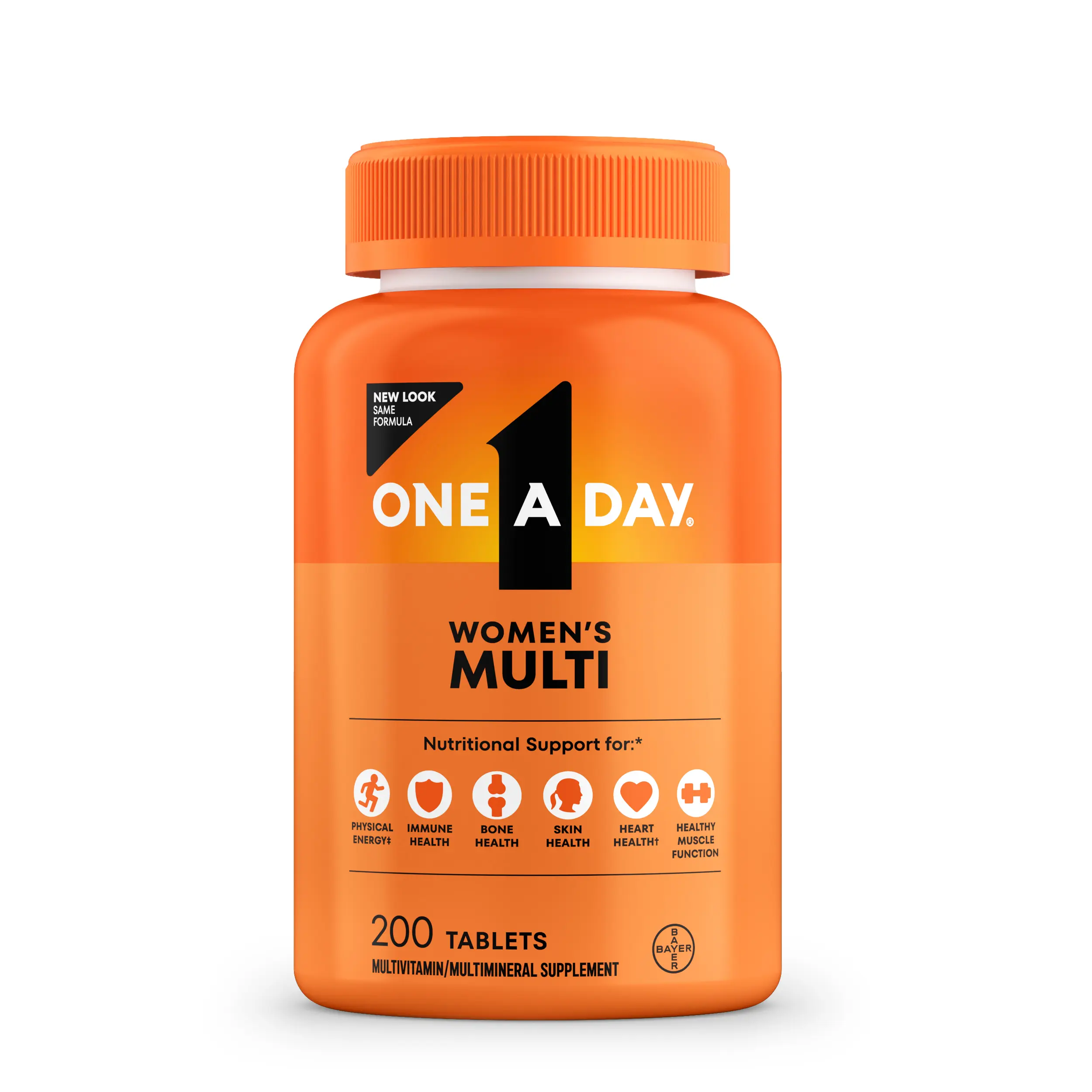 One A Day Women's Multivitamin Daily Health Support 200ct One A Day Women's Multivitamin Daily Health Support 200ct