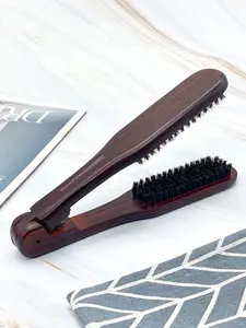 KH fashion comb 1pc Hair Comb Straightening Hairbrush For Styling, Curling And Hair Care, Made Of Solid Wood With Spray Painting,Hair Brush For Thick Coarse Hair – Use For Smoothing And Straight Hair Styles