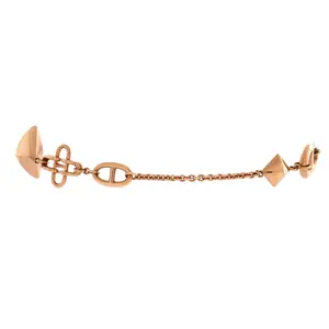 Pre-owned Hermes Ronde Multi Bracelet 18K Rose Gold by Rebag